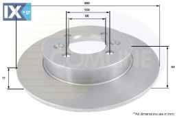 ΔΙΣΚΟΠΛΑΚΑ ΟΠΙΣΘ. RENAULT  ADC1527 7700800002 7701201295 7701204295 7701205844 8480351