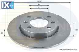 ΕΠΙΧΡΙΣΜΕΝΗ ΔΙΣΚΟΠΛΑΚΑ ΟΠΙΣΘ. CITROEN  ADC1531 4246W9 4246X8 4246XB 424952 424953 424990 E169198 4246W9 4246X8 4246XB 424952 424953 424990 E169198