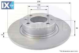 ΕΠΙΧΡΙΣΜΕΝΗ ΔΙΣΚΟΠΛΑΚΑ ΟΠΙΣΘ. CITROEN  ADC1533 4246W4 E169143