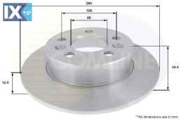 ΔΙΣΚΟΠΛΑΚΑ ΟΠΙΣΘ. RENAULT  ADC1542 6025304079 6025370406