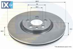 ΕΠΙΧΡΙΣΜΕΝΗ ΔΙΣΚΟΠΛΑΚΑ ΕΜΠΡΟΣΘ.PEUGEOT  ADC1546V 1606309280 4246P1 4246P2 4249E1 4249H7 E169146 1606309280 4246P1 4246P2 4249H7 E169146 1325772080 1331301080 1340179080 1340193080