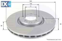 ΔΙΣΚΟΠΛΑΚΑ ΕΜΠΡΟΣΘ.PEUGEOT  ADC1548V 4246V5 4249H0 9633114780 E169516 4246V5 4249H0 E169516