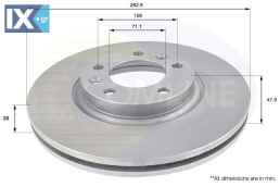ΕΠΙΧΡΙΣΜΕΝΗ ΔΙΣΚΟΠΛΑΚΑ ΕΜΠΡΟΣΘ.PEUGEOT -  ADC1550V 4246P7 4249L3 E169147 E169513 4246P7 4249L3 E169147 E169513
