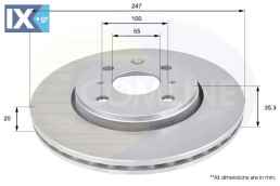 ΕΠΙΧΡΙΣΜΕΝΗ ΔΙΣΚΟΠΛΑΚΑ ΕΜΠP.TOYOTA-CITRO  ADC1561V 435120H010 435120H020 435120H040 1613819880 4246F0 4246J0 424954 424955 424994 E169256 4246F0 4246J0 424954 424955 424994 E169256