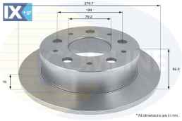 ΔΙΣΚΟΠΛΑΚΑ ΟΠΙΣΘ. CITROEN-FIAT-PEUGEOT  ADC1564 1606401780 1607880580 4246Z1 4246Z3 4249E7 4249K9 E169248 1606401780 1607880580 4246Z1 4246Z3 424900 4249K9 E169248 46833807 71740117