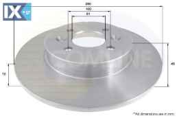 ΔΙΣΚΟΠΛΑΚΑ ΟΠΙΣΘ. RENAULT  ADC1569 7701207227 8466774