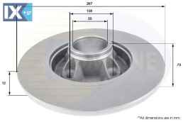 ΔΙΣΚΟΠΛΑΚΑ ΟΠΙΣΘ. CITROEN  ADC1573 424945 424946