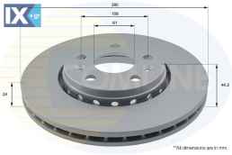 ΕΠΙΧΡΙΣΜΕΝΗ ΔΙΣΚΟΠΛΑΚΑ ΕΜΠΡΟΣΘ.RENAULT  ADC1593V 7701209839 7701209989 8201464604