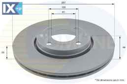 ΕΠΙΧΡΙΣΜΕΝΗ ΔΙΣΚΟΠΛΑΚΑ ΕΜΠΡΟΣΘ.RENAULT  ADC1597V 4154200101 4154200102 A4154200101 A41542001102 8450006845 402061200R 402067016R 7701210081 402061200R