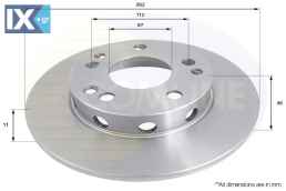 ΔΙΣΚΟΠΛΑΚΑ ΕΜΠΡΟΣΘ.MERCEDES  ADC1601 2014210812 2014211212 201421121264 A2014210812 A2014211212 A201421121264