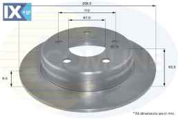ΔΙΣΚΟΠΛΑΚΑ ΟΠΙΣΘ. MERCEDES  ADC1612 2024230012 202423001264 A2024230012 A202423001264
