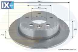 ΕΠΙΧΡΙΣΜΕΝΗ ΔΙΣΚΟΠΛΑΚΑ ΟΠΙΣΘ. MERCEDES  ADC1613 6384230112