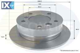 ΕΠΙΧΡΙΣΜΕΝΗ ΔΙΣΚΟΠΛΑΚΑ ΟΠΙΣΘ. MERCEDES  ADC1619 9014230412 9014230612 9014230812 A9014230412 A9014230612 A9014230812 2D0615601 2D0615601C