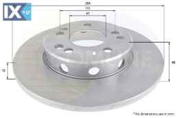 ΔΙΣΚΟΠΛΑΚΑ ΕΜΠΡΟΣΘ.MERCEDES  ADC1620 1244211212 1244211312 124421131264 A1244211212 A1244211312 A124421131264