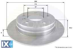 ΔΙΣΚΟΠΛΑΚΑ ΟΠΙΣΘ. MERCEDES  ADC1622 1684230212 168423021264 A1684230212 A168423021264
