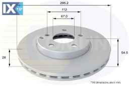 ΕΠΙΧΡΙΣΜΕΝΗ ΔΙΣΚΟΠΛΑΚΑ ΕΜΠΡΟΣΘ.MERCEDES  ADC1623V 2114210712 2114210812 211421081264 2214210712 A2114210812 A211421081264 A2214210712