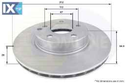 ΕΠΙΧΡΙΣΜΕΝΗ ΔΙΣΚΟΠΛΑΚΑ ΕΜΠΡΟΣΘ. MERCEDES  ADC1624V 2114210912 211421091264 A2114210912 A211421091264