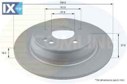 ΕΠΙΧΡΙΣΜΕΝΗ ΔΙΣΚΟΠΛΑΚΑ ΟΠΙΣΘ. MERCEDES  ADC1628 6394230112 A6394230112