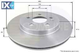 ΕΠΙΧΡΙΣΜΕΝΗ ΔΙΣΚΟΠΛΑΚΑ ΕΜΠΡΟΣΘ.MERCEDES  ADC1630V 1634210012 1634210212 1634210412 A1634210012 A1634210212 A1634210412