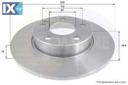 ΕΠΙΧΡΙΣΜΕΝΗ ΔΙΣΚΟΠΛΑΚΑ ΕΜΠΡΟΣΘ.MERCEDES  ADC1638 1694210012 A1694210012