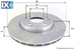 ΕΠΙΧΡΙΣΜΕΝΗ ΔΙΣΚΟΠΛΑΚΑ ΕΜΠΡΟΣΘ.MERCEDES  ADC1641V 1694210212 1694211112 A1694210212 A1694211112