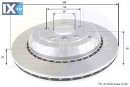ΕΠΙΧΡΙΣΜΕΝΗ ΔΙΣΚΟΠΛΑΚΑ ΟΠΙΣΘ.  MERCEDES  ADC1649V 1644230612 1644231112 1644231312 A1644230612 A1644231112 A1644231312
