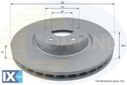 ΕΠΙΧΡΙΣΜΕΝΗ ΔΙΣΚΟΠΛΑΚΑ ΕΜΠΡΟΣΘ.MERCEDES  ADC1657V 0004211212 000421121207 2044210812 A0004211212 A000421121207 A2044210812