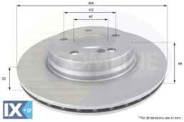 ΔΙΣΚΟΠΛΑΚΑ ΟΠΙΣΘ. MERCEDES  ADC1658V 2044230712 A0004231212 A2044230712