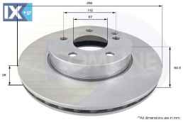 ΕΠΙΧΡΙΣΜΕΝΗ ΔΙΣΚΟΠΛΑΚΑ ΕΜΠΡΟΣΘ.MERCEDES  ADC1662V 2044210712 2044212512 2124211312 A2044210712 A2044212512 A2124211312