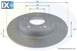 ΔΙΣΚΟΠΛΑΚΑ ΟΠΙΣΘ. MERCEDES  ADC1670 2464230012 2464230412 A2464230012
