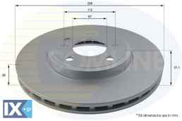 ΕΠΙΧΡΙΣΜΕΝΗ ΔΙΣΚΟΠΛΑΚΑ ΕΜΠΡΟΣΘ.MERCEDES  ADC1673V 402065DA0A 40206HG00B 402065DA0A 40206HG00B 2464210112 246421044 A2464210112
