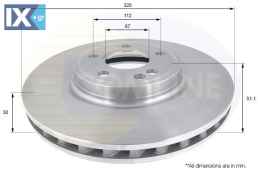 ΔΙΣΚΟΠΛΑΚΑ ΕΜΠΡΟΣΘ.MERCEDES  ADC1676V 402065DH0A 2464212612 A2464212612