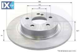 ΔΙΣΚΟΠΛΑΚΑ ΟΠΙΣΘ. MERCEDES  ADC1677 43206HG00B 432065DA0A 43206HG00B 2464230112 A2464230112
