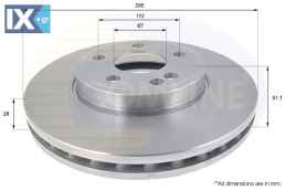 ΔΙΣΚΟΠΛΑΚΑ ΕΜΠΡΟΣΘ.MERCEDES  ADC1678V 2464212412 A2464212412