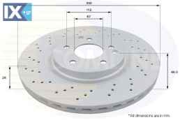 ΕΠΙΧΡΙΣΜΕΝΗ ΔΙΣΚΟΠΛΑΚΑ ΕΜΠΡΟΣΘ.MERCEDES  ADC1680V 2034211312 A2034211312