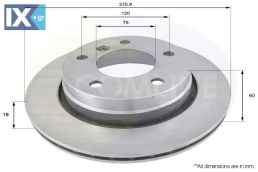 ΕΠΙΧΡΙΣΜΕΝΗ ΔΙΣΚΟΠΛΑΚΑ ΟΠΙΣΘ. BMW  ADC1704V 34211162315 34211165211 34216855155 34216864903