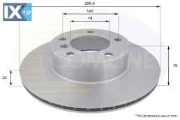 ΕΠΙΧΡΙΣΜΕΝΗ ΔΙΣΚΟΠΛΑΚΑ ΕΜΠΡΟΣΘIA BMW  ADC1705V 34111163013 34111163081 34111164839 34116767061