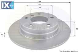 ΕΠΙΧΡΙΣΜΕΝΗ ΔΙΣΚΟΠΛΑΚΑ ΟΠΙΣΘ. BMW  ADC1706 34211158936 34211162289 34211165457 34216855158 34216864051