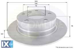 ΔΙΣΚΟΠΛΑΚΑ ΟΠΙΣΘ. BMW  ADC1711 34211160809 34216758552 34216758553
