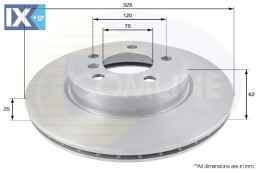 ΕΠΙΧΡΙΣΜΕΝΗ ΔΙΣΚΟΠΛΑΚΑ ΕΜΠΡΟΣΘ.BMW  ADC1719V 34113400151