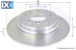 ΔΙΣΚΟΠΛΑΚΑ ΟΠΙΣΘ. BMW  ADC1722 34211156668 34211162305