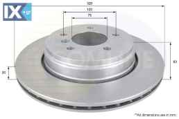 ΕΠΙΧΡΙΣΜΕΝΗ ΔΙΣΚΟΠΛΑΚΑ ΟΠΙΣΘ. BMW  ADC1726V 34216753215 34216772085 34216864061