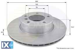 ΕΠΙΧΡΙΣΜΕΝΗ ΔΙΣΚΟΠΛΑΚΑ ΕΜΠΡΟΣΘ.BMW  ADC1728V 34116764643 34116772669 34116854998