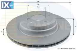 ΕΠΙΧΡΙΣΜΕΝΗ ΔΙΣΚΟΠΛΑΚΑ ΟΠΙΣΘ. BMW  ADC1729V 34216764655 34216855004