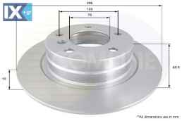 ΕΠΙΧΡΙΣΜΕΝΗ ΔΙΣΚΟΠΛΑΚΑ ΟΠΙΣΘ. BMW  ADC1730 34214031725 34216764649 34216769271 34216855002