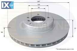 ΕΠΙΧΡΙΣΜΕΝΗ ΔΙΣΚΟΠΛΑΚΑ ΕΜΠΡΟΣΘ.BMW  ADC1747V 34116766871 34116779467