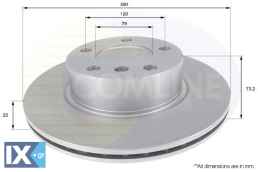 ΕΠΙΧΡΙΣΜΕΝΗ ΔΙΣΚΟΠΛΑΚΑ ΕΜΠΡΟΣΘ.BMW  ADC1770V 34116792217