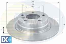 ΕΠΙΧΡΙΣΜΕΝΗ ΔΙΣΚΟΠΛΑΚΑ ΟΠΙΣΘ. BMW  ADC1778 34216792225