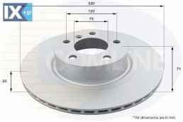 ΕΠΙΧΡΙΣΜΕΝΗ ΔΙΣΚΟΠΛΑΚΑ ΟΠΙΣΘ. BMW  ADC1780V 34206790303 34206790362 34206790632 34206868936