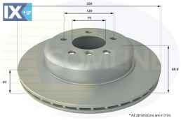 ΔΙΣΚΟΠΛΑΚΑ ΟΠΙΣΘ. BMW  ADC1782V 34216775287